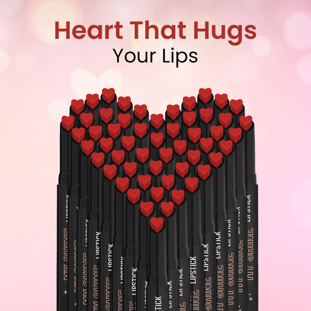 Swiss Beauty My Shine High Pigmented & Long-Lasting Lipstick Enriched with Vitamin E - 08 Its Rouge | Grab2Buy