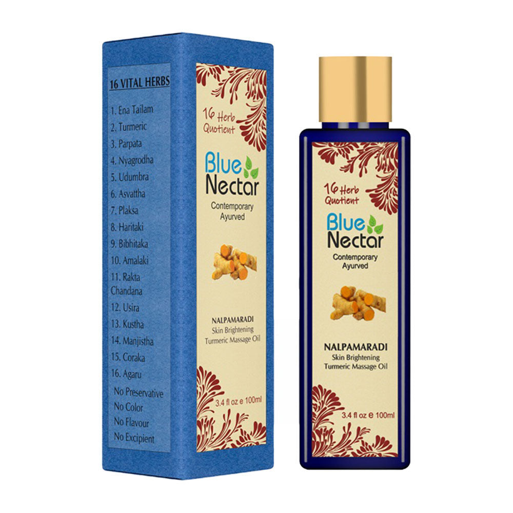 Blue Nectar Nalpamaradi Turmeric Massage Oil | Grab2Buy