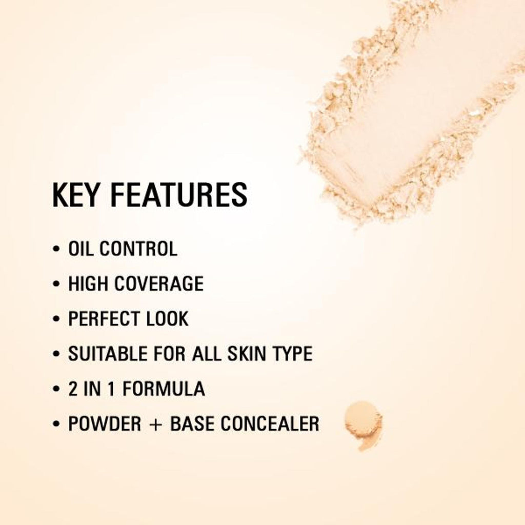 Matt Look Perfect Look 2 In 1 Formula Oil Control Powder - Fair | Grab2Buy