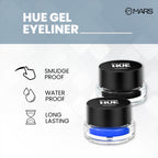 MARS Cosmetics 2-In-1 Hue Gel Eyeliner With 2 Brush Set - 1