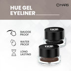 MARS Cosmetics 2-In-1 Hue Gel Eyeliner With 2 Brush Set - 2
