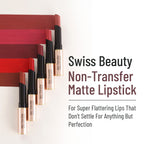 Swiss Beauty Non Transfer Waterproof Lipstick - 415 Bare | Grab2Buy