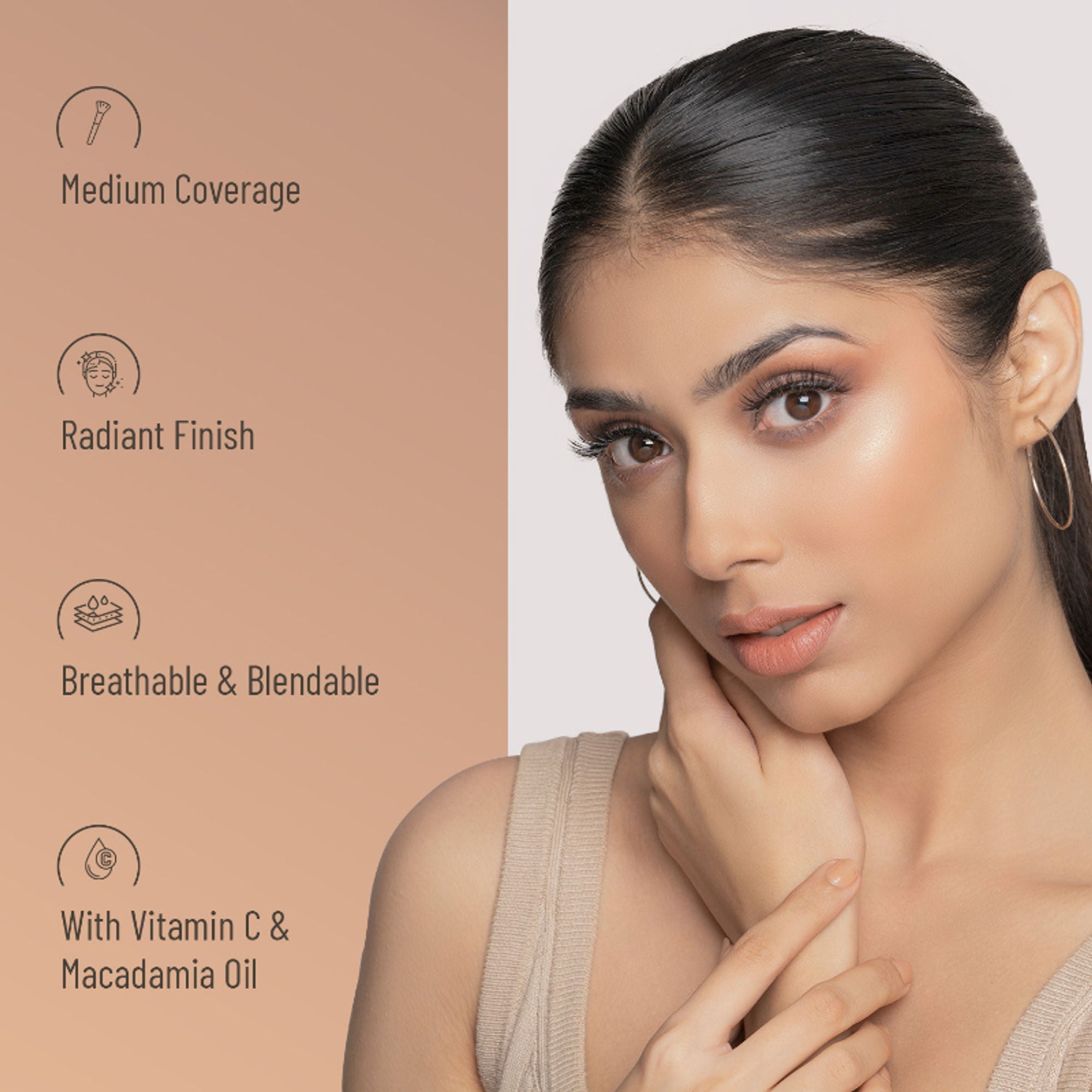 Swiss Beauty Flawless Finish Daily Wear Lightweight Foundation - 02 Soft Ivory