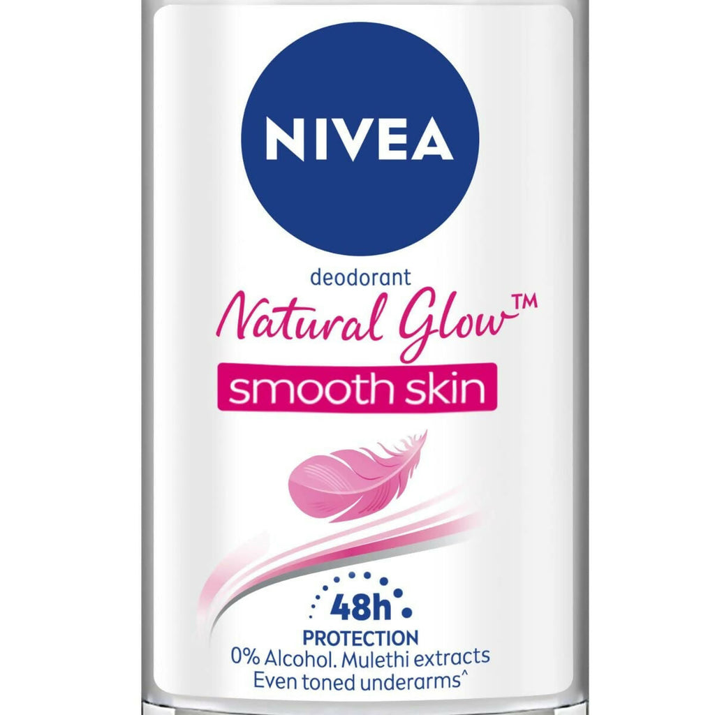 Nivea Natural Glow Smooth Skin Deodorant Roll On For Women | Grab2Buy