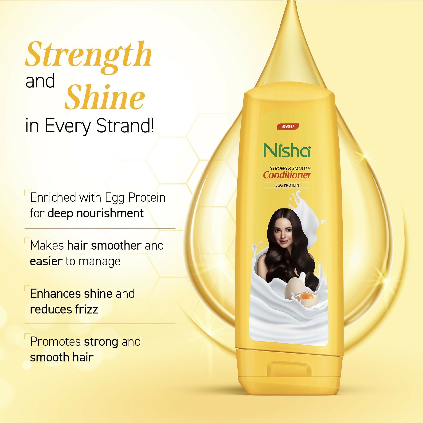 Nisha Conditioner For Women & Men - Strong & Smooth | Grab2Buy