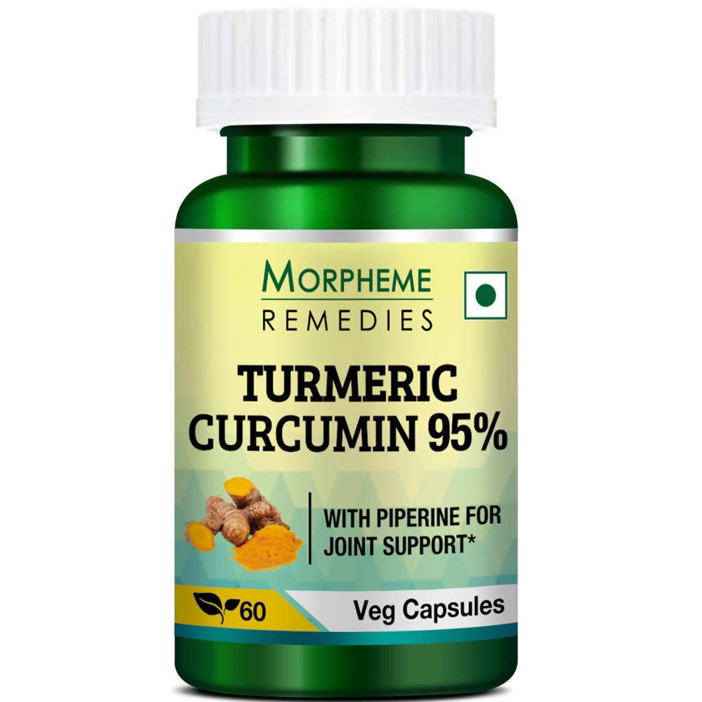 Morpheme Remedies Turmeric Curcumin 95% Veg Capsules | Standardized Extract, 60 Caps