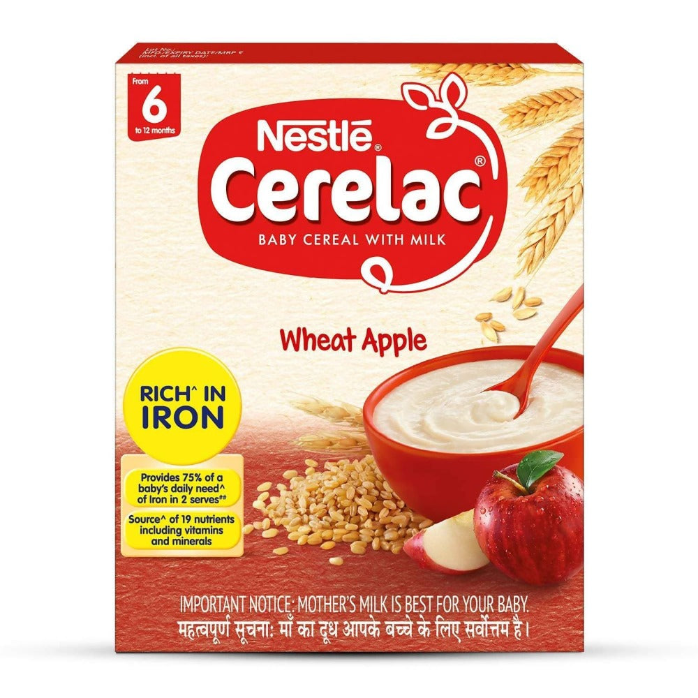 Nestle Cerelac Baby Cereal With Milk - Wheat Apple | Grab2Buy