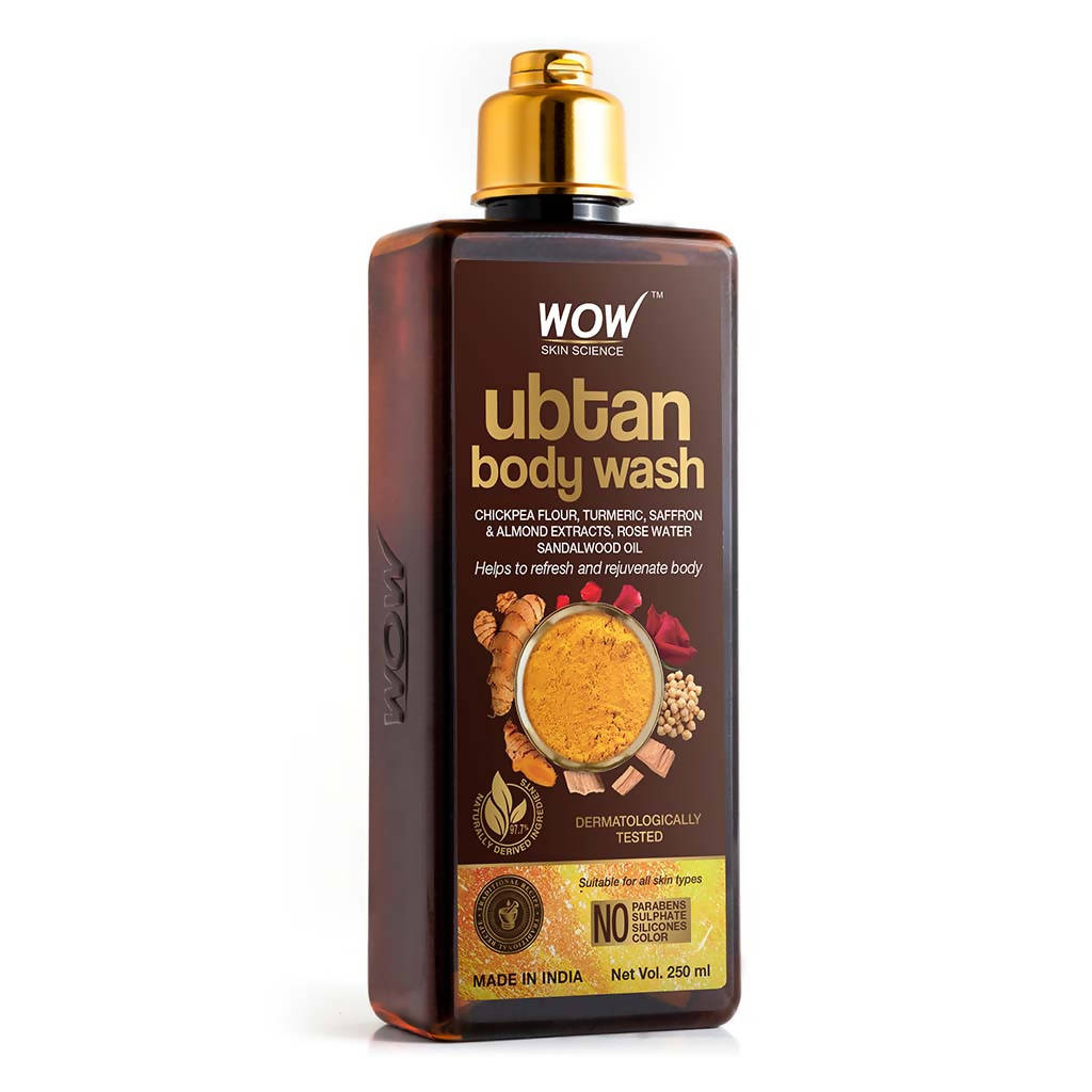 WOW Skin Science Ubtan & Ceramide Body Wash For Revives Dull Skin, Exfoliates and Softens | Grab2Buy