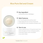 Thank You Farmer Rice Pure Gel And Cream | Grab2Buy