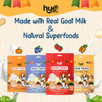 Hye Pets Super Treats For Super Pets – Freeze Dried Treats Made With Goat Milk, Strawberry & Banana | Grab2Buy