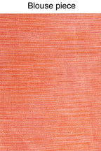 Mominos Fashion Orange Color Bhagalpuri Saree | Grab2Buy