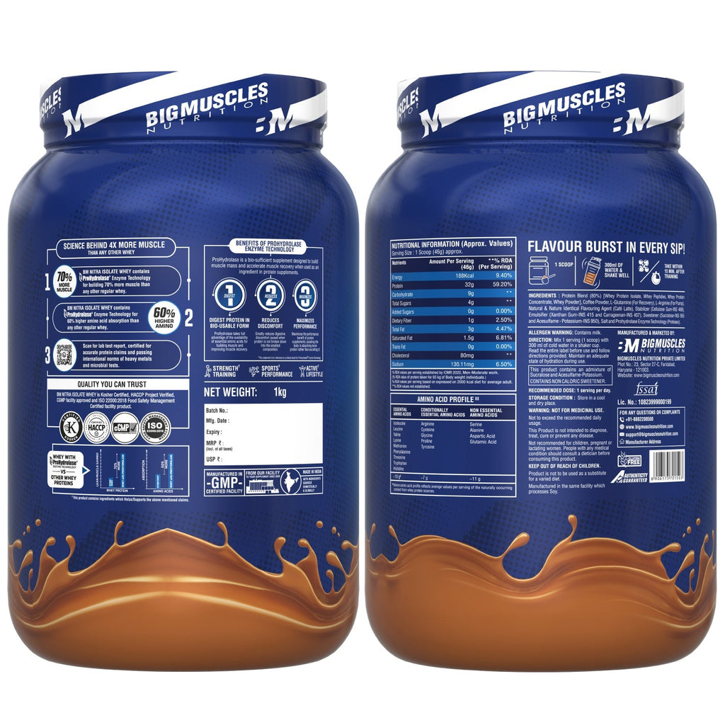 Big Muscles Nutrition Nitra Isolate Whey Protein | Grab2Buy