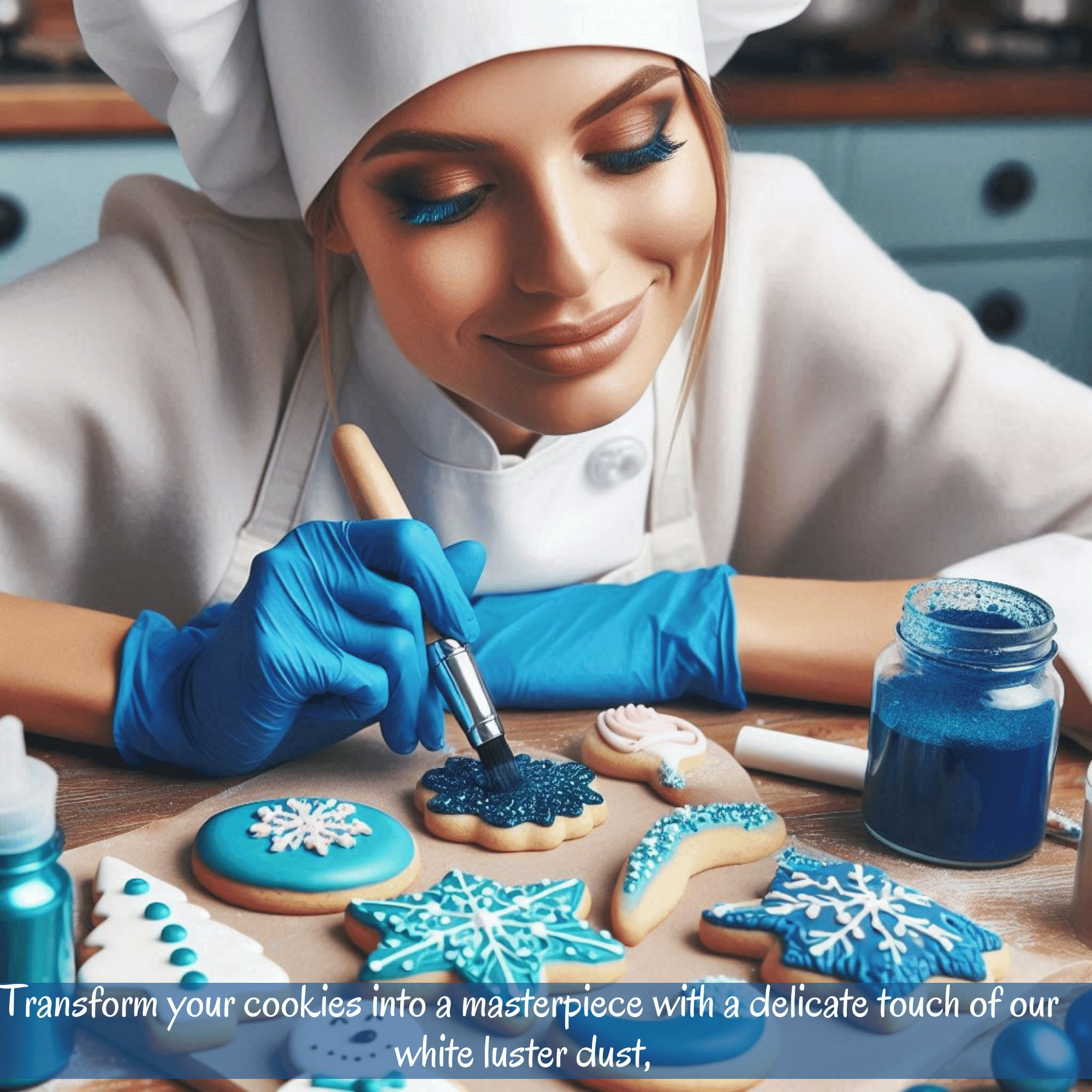 Confect Poppy Blue | Edible Luster Dust | Grab2Buy