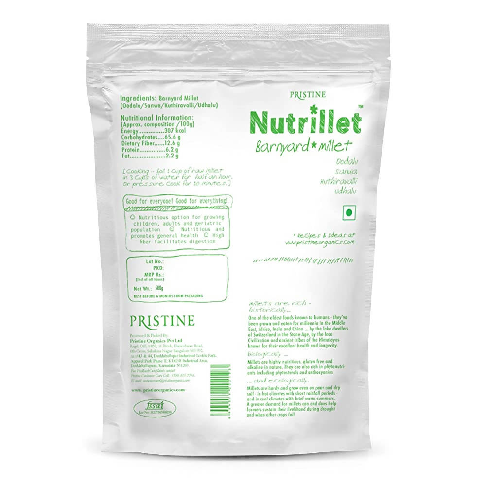 Pristine Nutrillet - Barnyard Millet | Grab2Buy