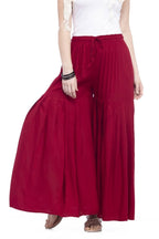 Mominos Fashion Reyon Cotton Maroon Palazzo | Grab2Buy