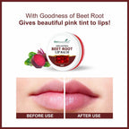 She Essentials Beetroot Lip Balm For Lip Lightening, Dry & Chapped Lips, Makes Soft & Glossy Lips | Grab2Buy