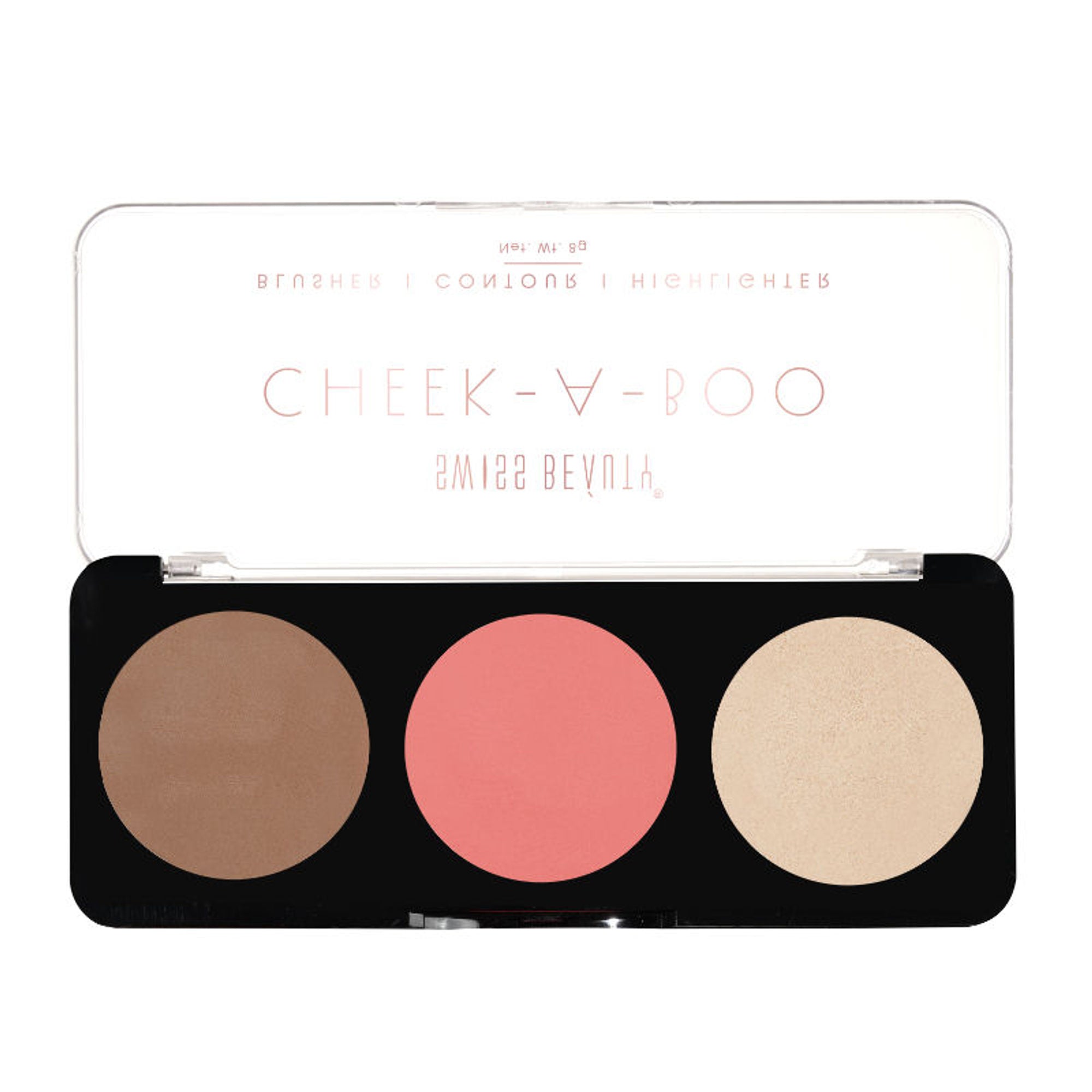 Swiss Beauty Cheek-A-Boo 3 In One Blushe Contour And Highlighter - 2 | Grab2Buy