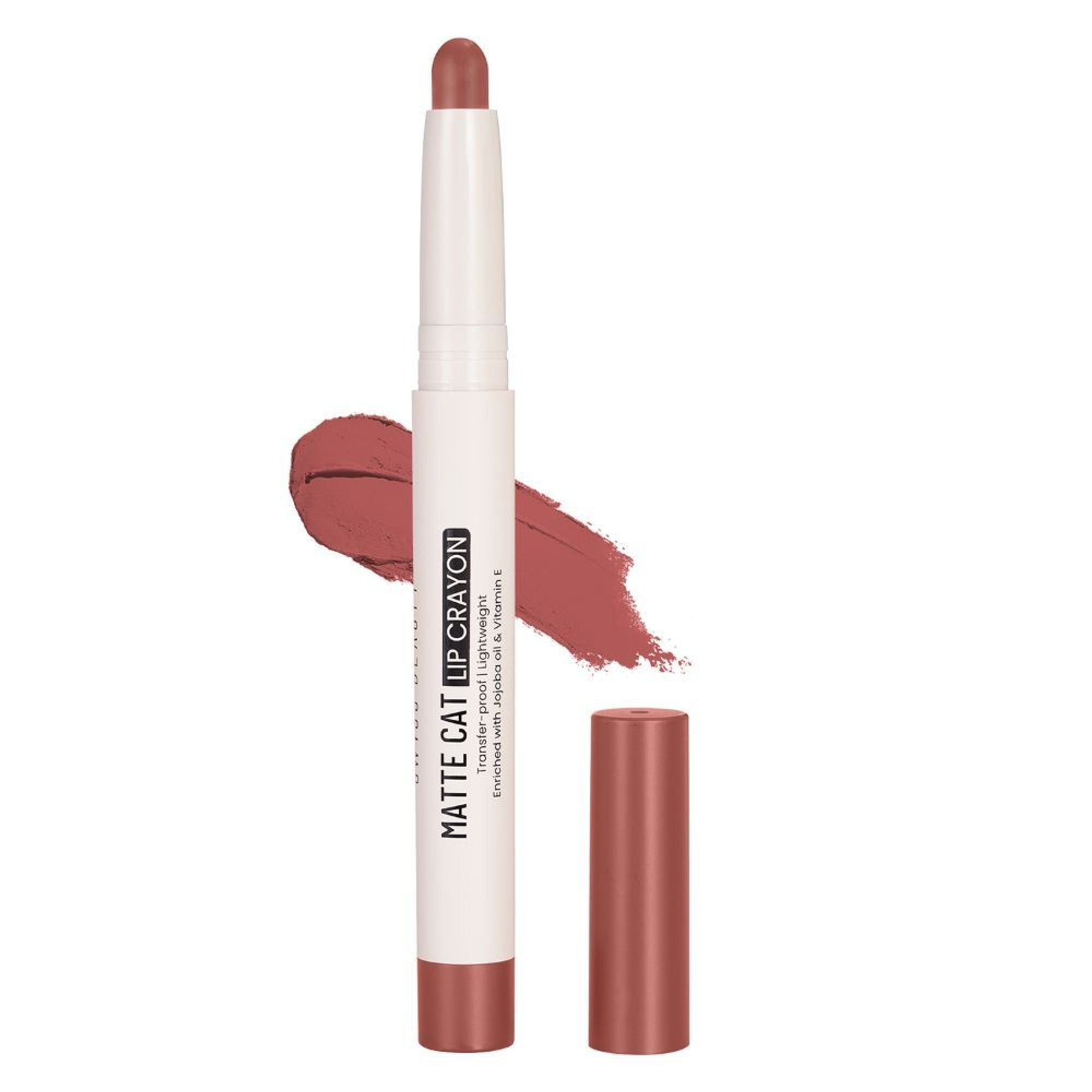Swiss Beauty Non Transfer Matte Cat Lip Crayon - Tangerine Buff | Grab2Buy