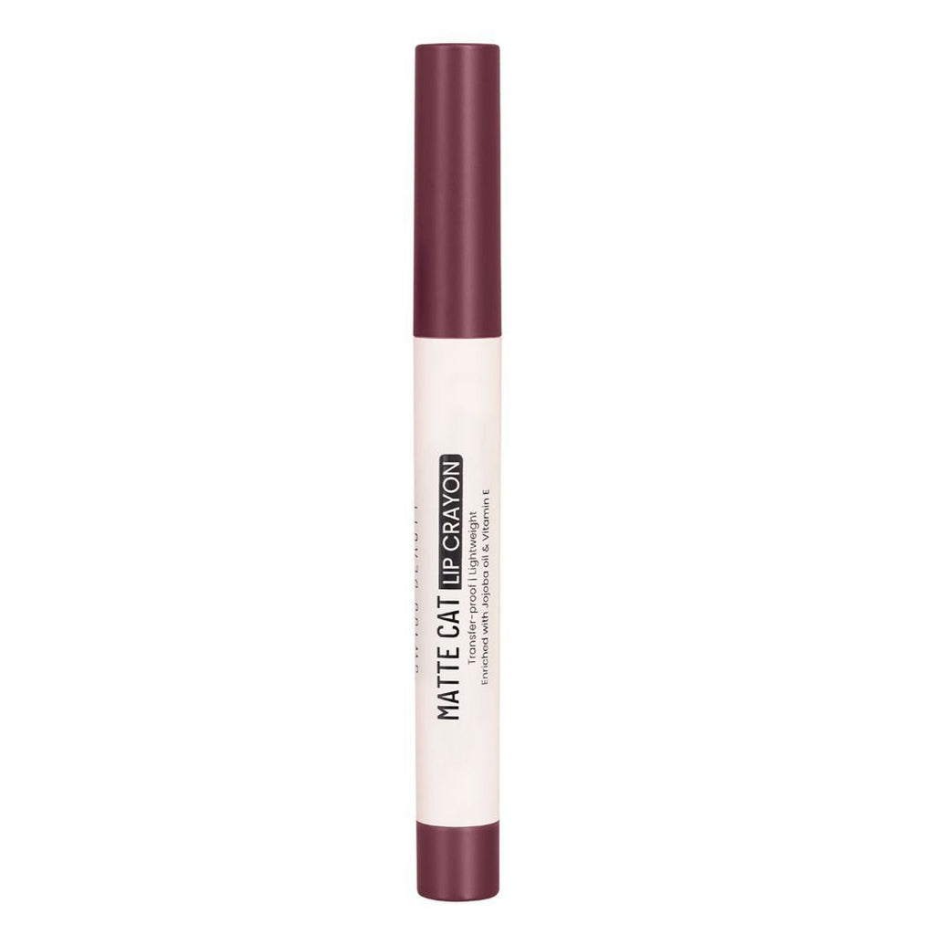 Swiss Beauty Non Transfer Matte Cat Lip Crayon - Wicked Wine | Grab2Buy