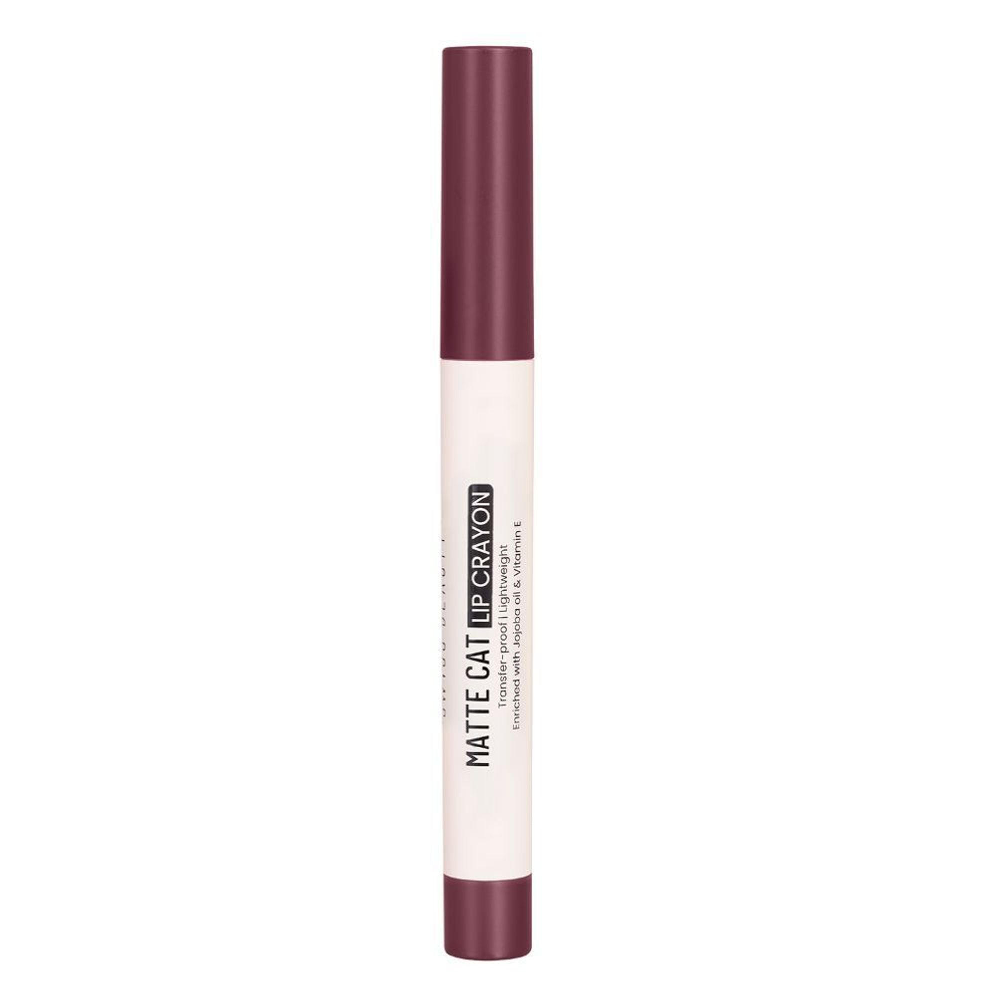 Swiss Beauty Non Transfer Matte Cat Lip Crayon - Wicked Wine | Grab2Buy