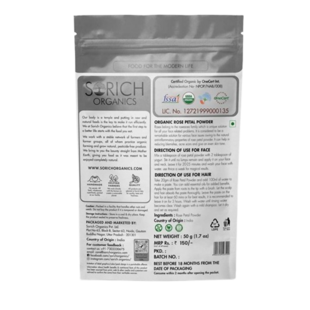 Sorich Organics Rose Petal Powder | Grab2Buy