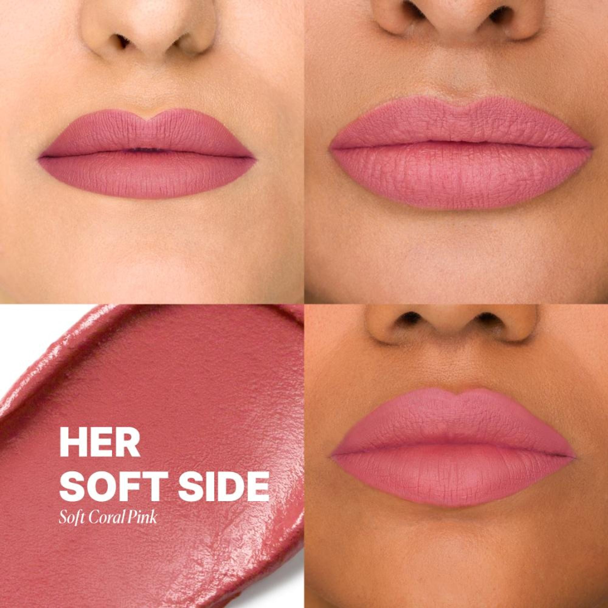 IRIS COSMETICS Matte Made Her Do It Liquid Lipstick - Soft Coral Pink | Grab2Buy