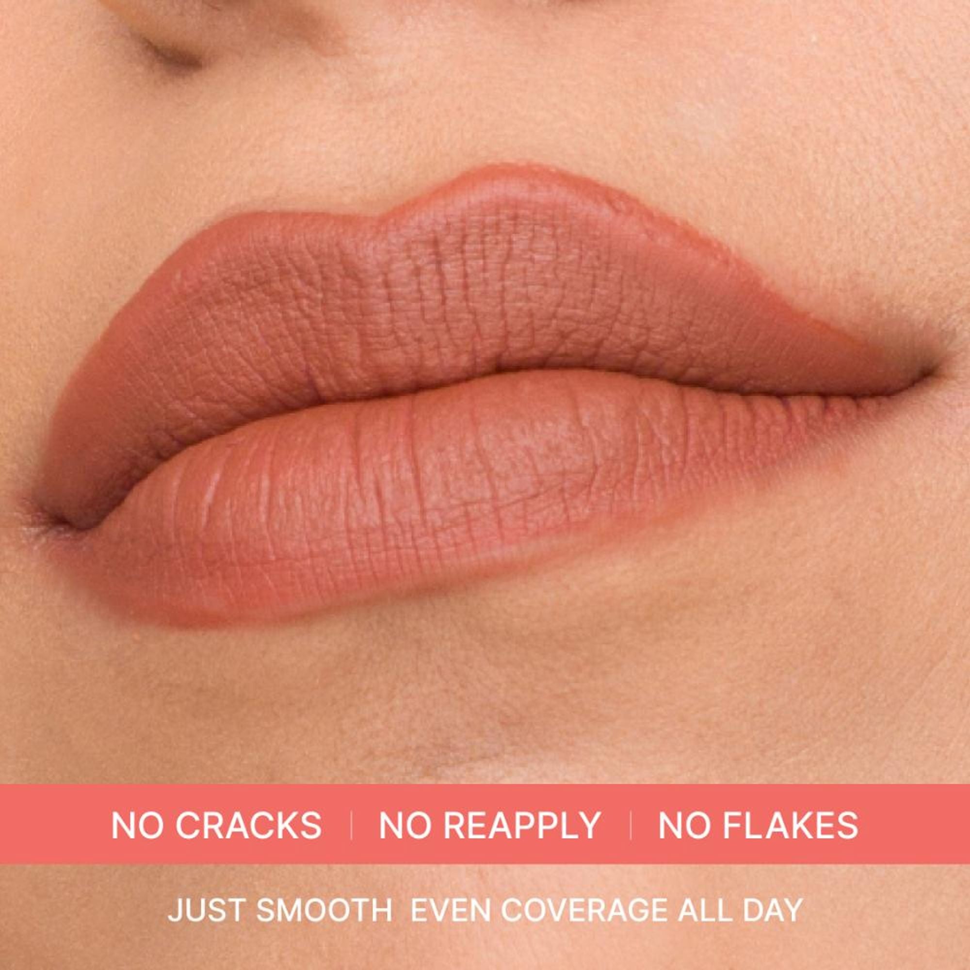 IRIS COSMETICS Matte Made Her Do It Liquid Lipstick - Soft Coral Pink | Grab2Buy