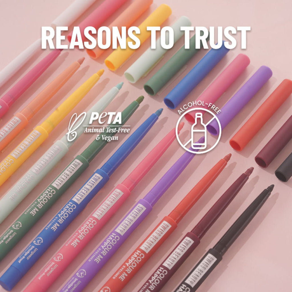Swiss Beauty Colour Me Happy Eyeliner - Peach Daylity