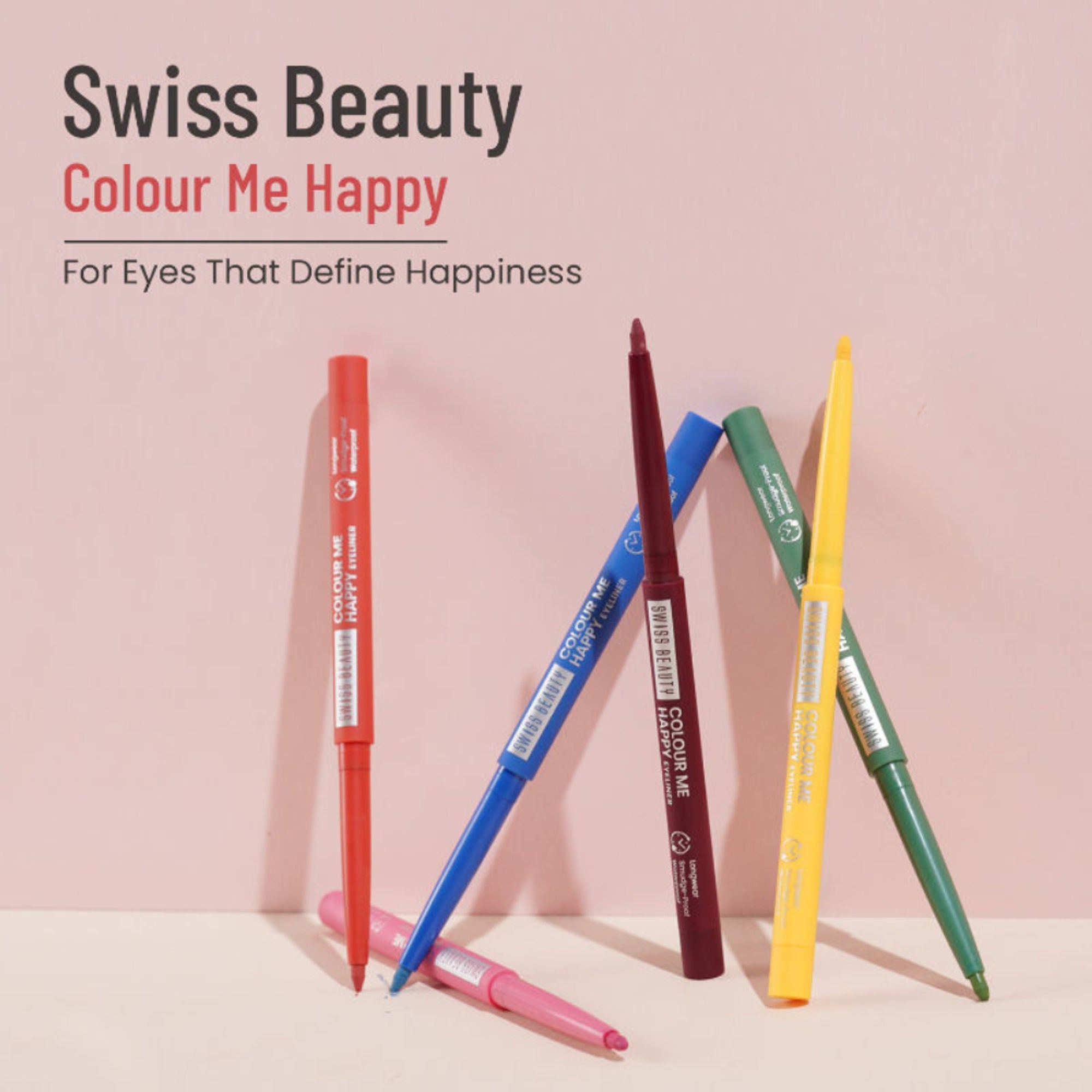 Swiss Beauty Colour Me Happy Eyeliner - Tulip Green