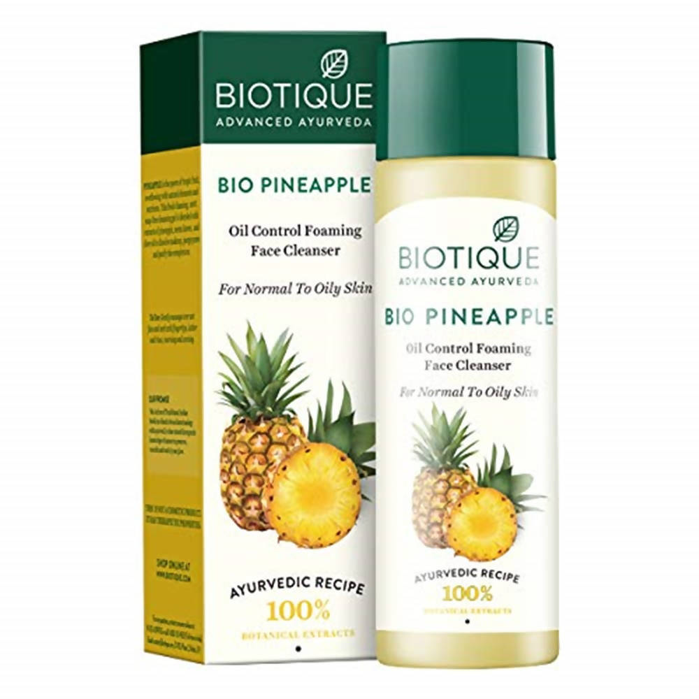 Biotique Advanced Ayurveda Bio Pineapple Oil Control Foaming Face Cleanser | Grab2Buy