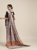 Saree Mall Warli Saree with Sleek border | Grab2Buy