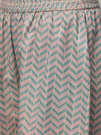 Yufta Women Pink & Blue Printed Kurta with Palazzo & Dupatta | Grab2Buy