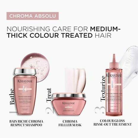 Kerastase Chroma Absolu Bain Riche Chroma Respect Shampoo for Thick Hair | Grab2Buy