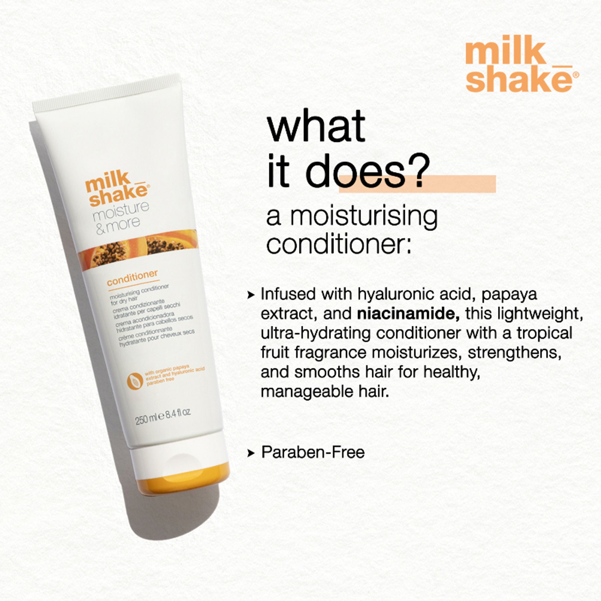 Milkshake Moisture & More Conditioner For Dry & Dehydrated Hair | Grab2Buy