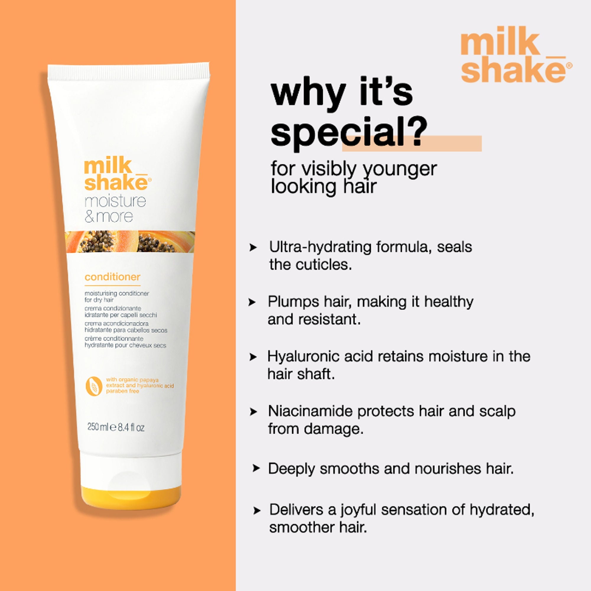 Milkshake Moisture & More Conditioner For Dry & Dehydrated Hair | Grab2Buy