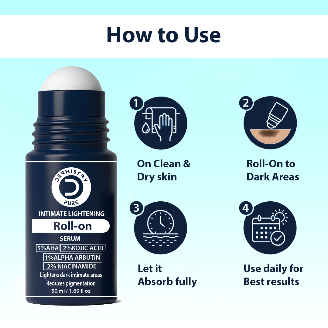 Dermistry Intimate Lightening Brightening Roll On Serum | Grab2Buy