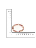 Amethyst Brown and Black Round crystal Beads Elastic Bracelet - Ruby Raang