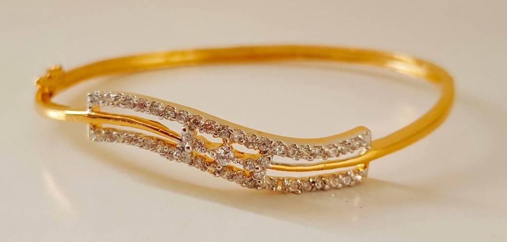 AD Bracelet With White Stone Size 2.4 | Grab2Buy