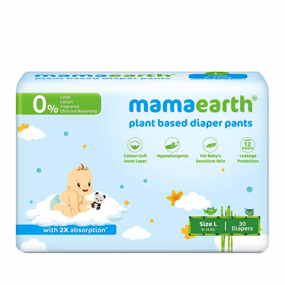 Mamaearth Plant-Based Diaper Pants for Babies 30 Diapers | Grab2Buy