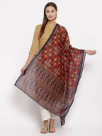Myshka Women's Traditional Multi Cotton Print Casual Dupatta | Grab2Buy