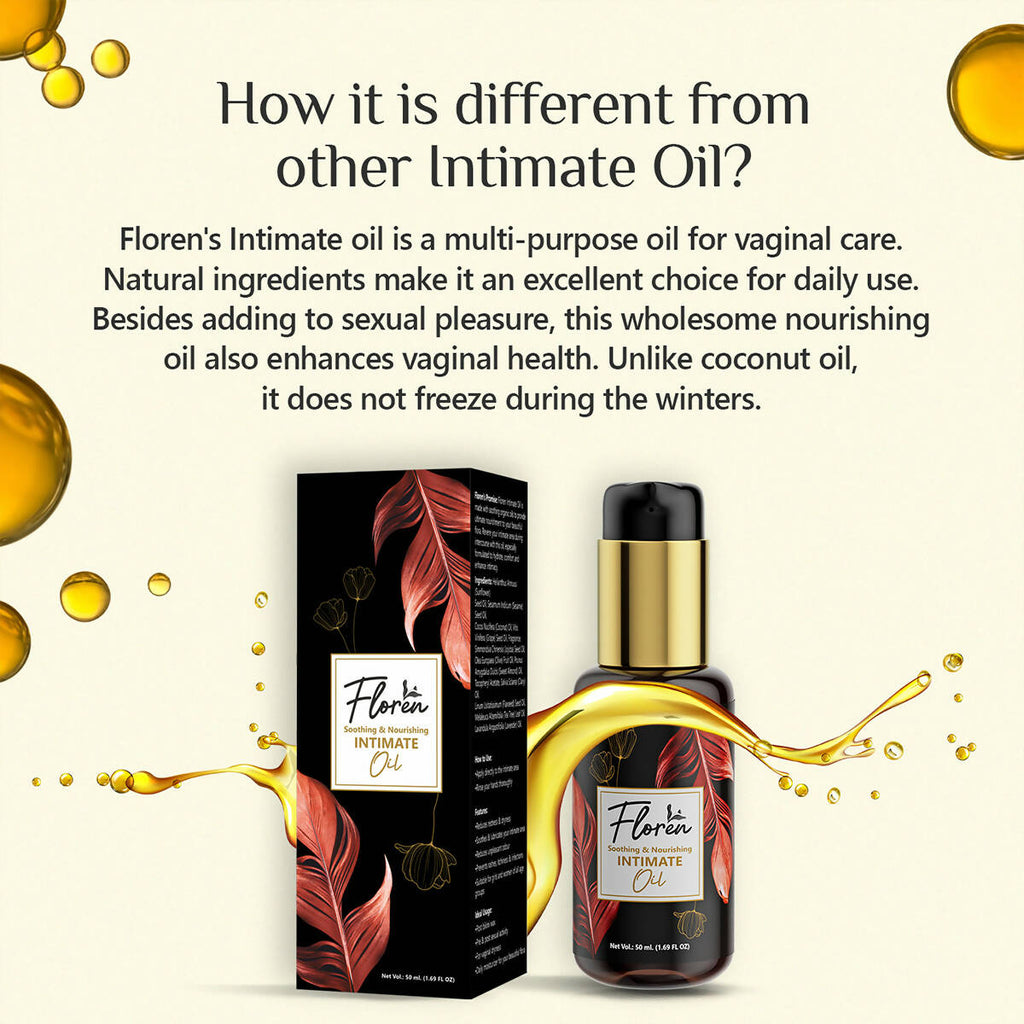 Floren Soothing & Nourishing Intimate Oil for Women | Grab2Buy