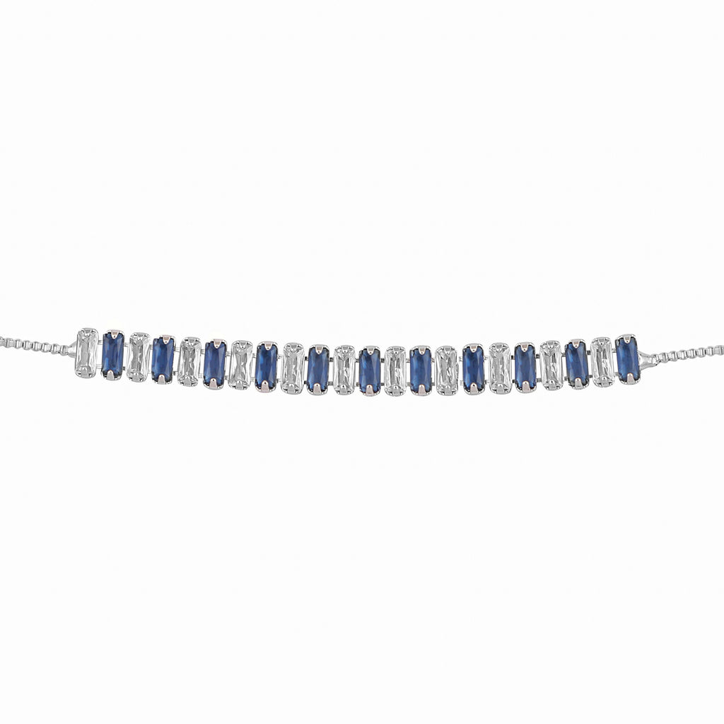 Nuyug Blue Emerald Radiance Anti Tarnish Bracelet | Grab2Buy