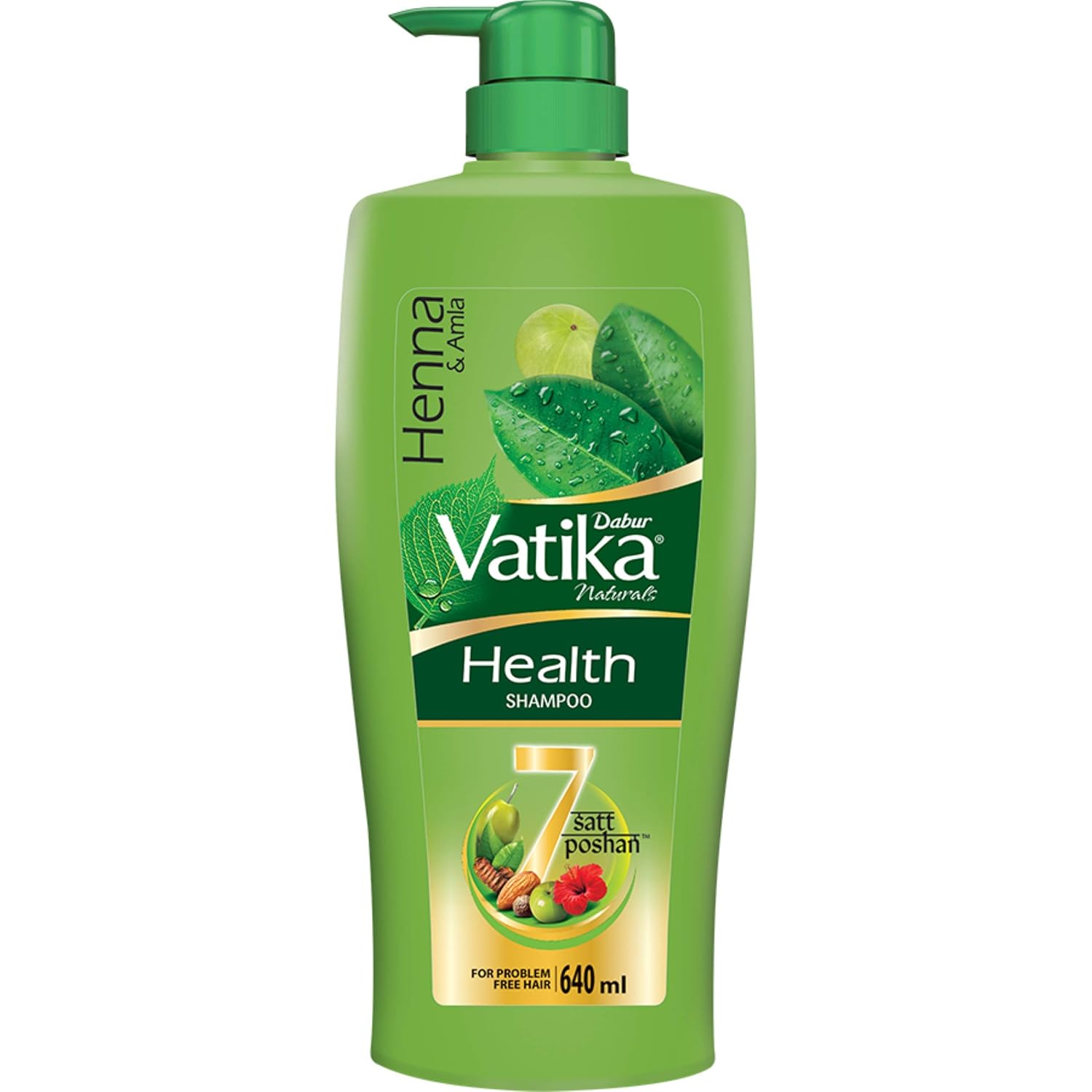 Dabur Vatika Health Shampoo For Smooth, Shiny & Nourished Hair, Repairs Hair damage, Controls Frizz, For All Hair Types | Grab2Buy