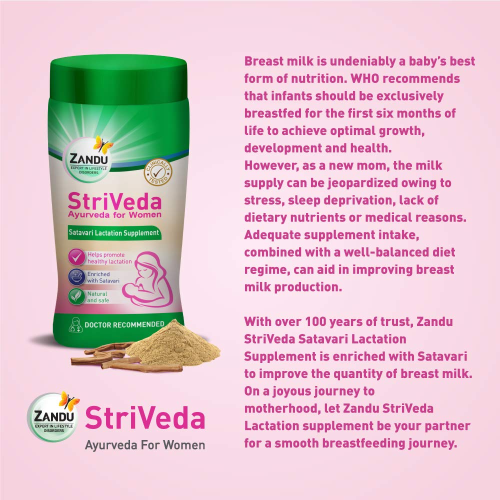 Zandu StriVeda Satavari Lactation Supplement | Grab2Buy