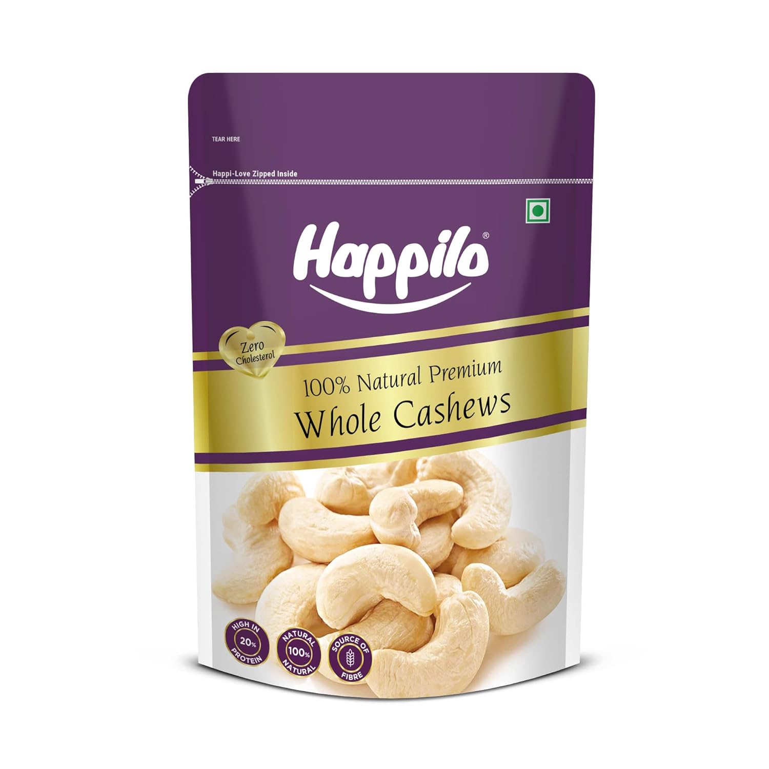 Happilo Premium Whole Cashew Nuts | Grab2Buy