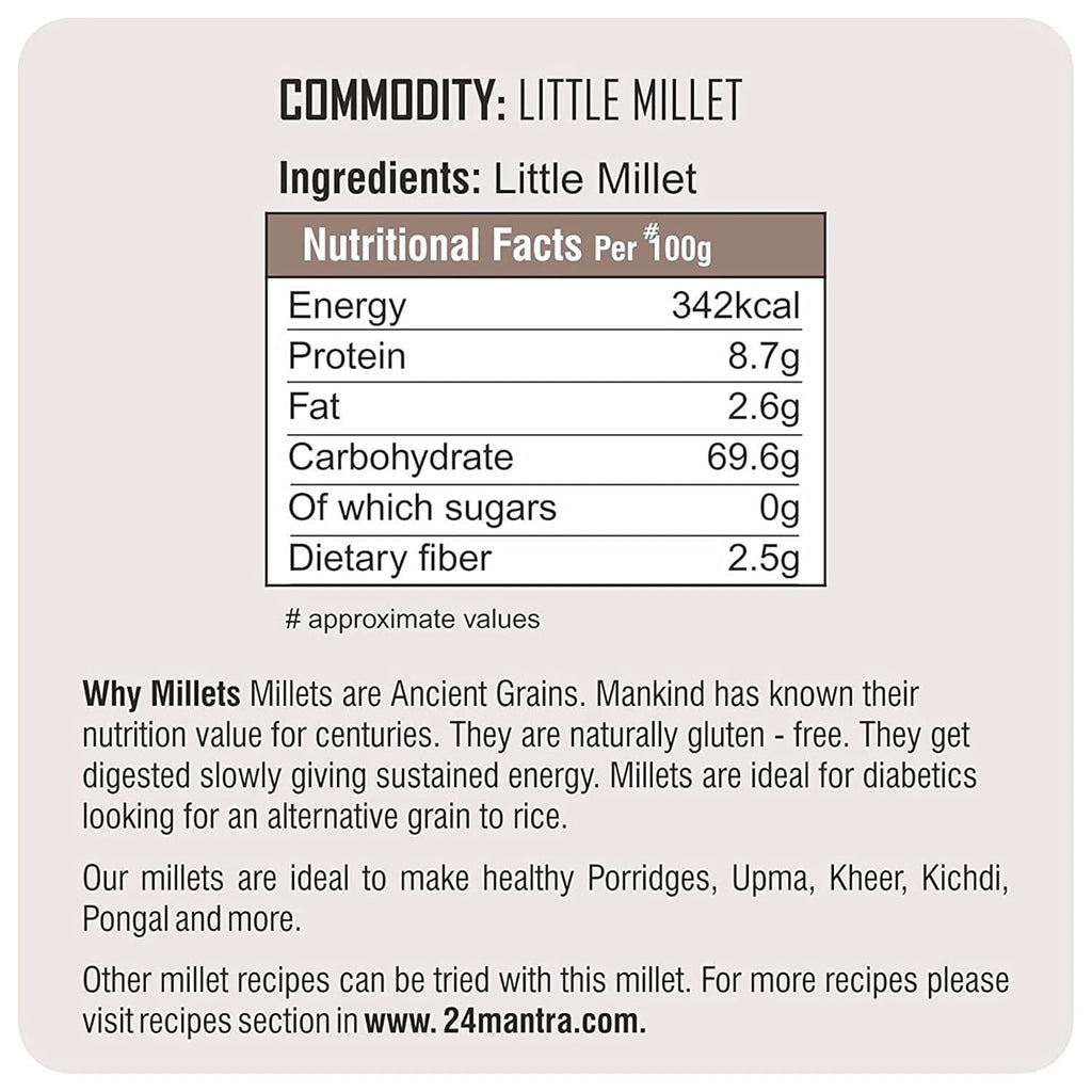 24 Mantra Organic Little Millet | Grab2Buy