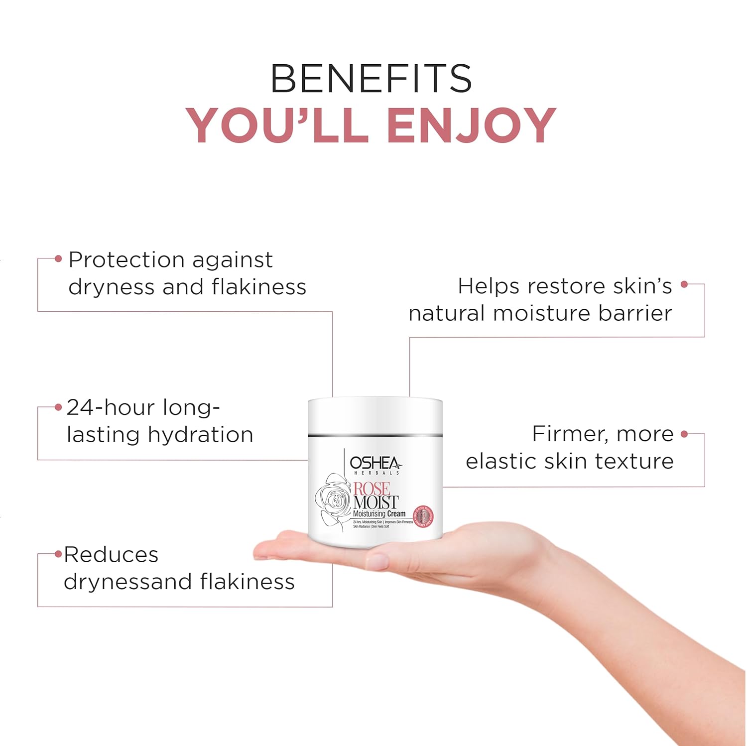 Oshea Herbals Rose Moist Winter Care Cream | Grab2Buy