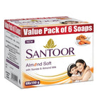 Santoor Almond Soft With Sandal & Almond Milk Soap | Grab2Buy