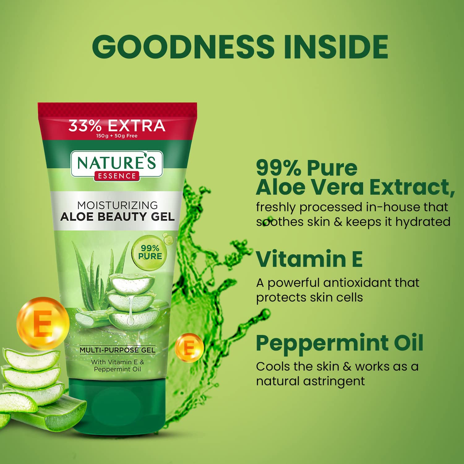Nature's Essence Aloe Beauty Gel With Neem | Grab2Buy