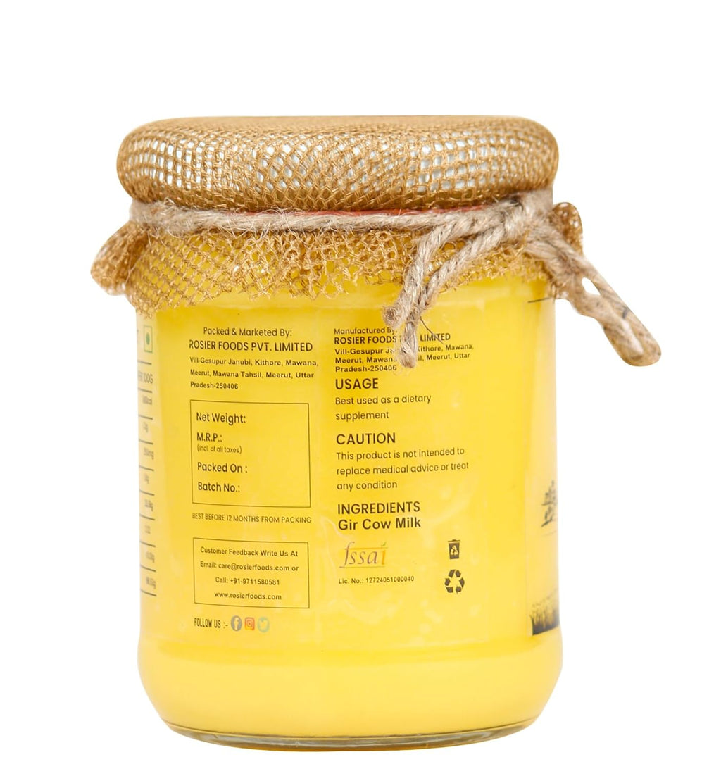 Rosier A2 Gir Cow Bilona Ghee | Traditional Bilona Method A2 Cow Ghee | Swadesiicart